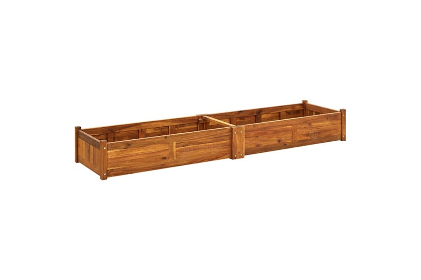 Vidaxl 42568 Garden Raised Bed Acacia Wood 200x50x25 Cm