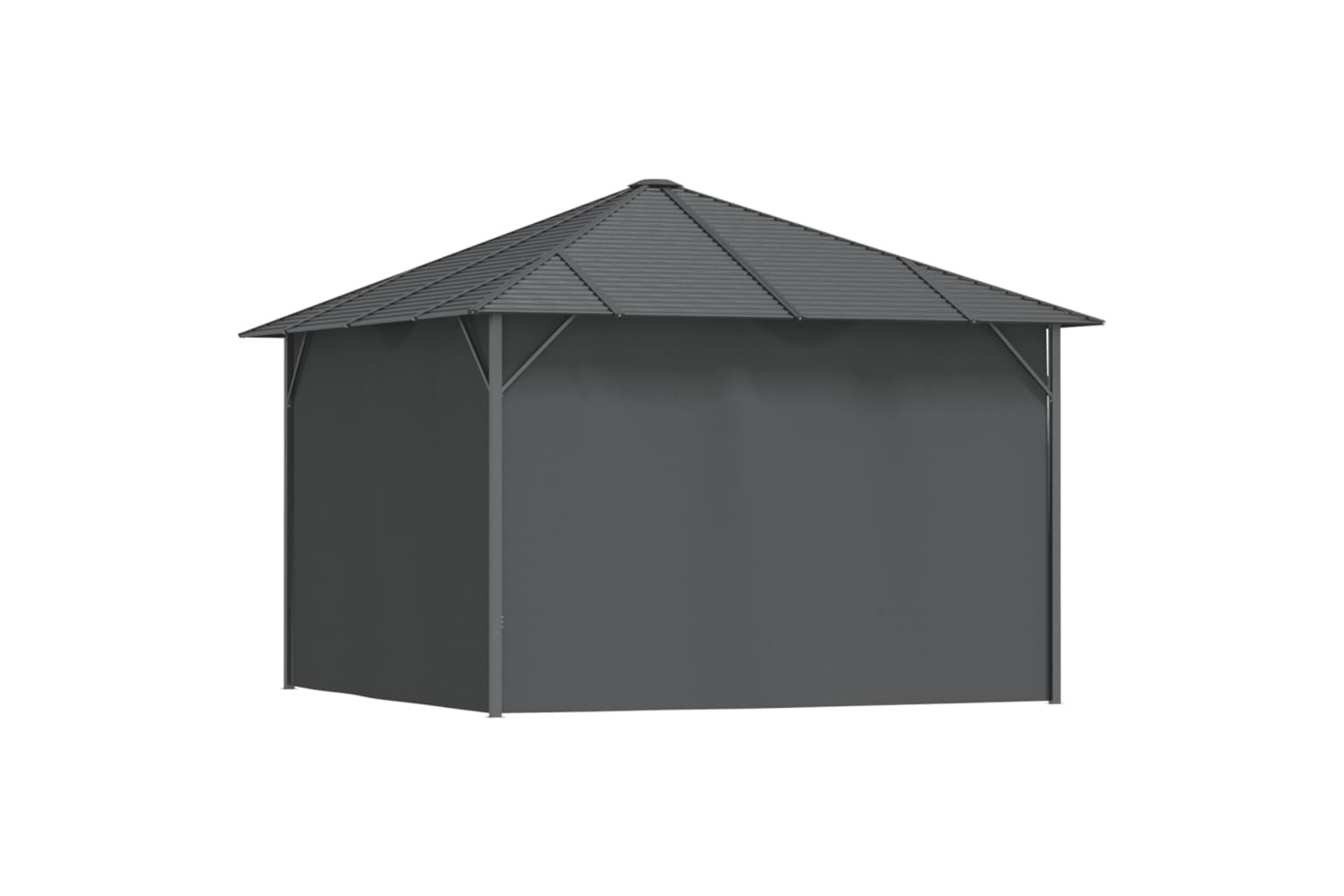 vidaXL 315248 Gazebo With Sidewalls&roof 3x3 M Anthracite