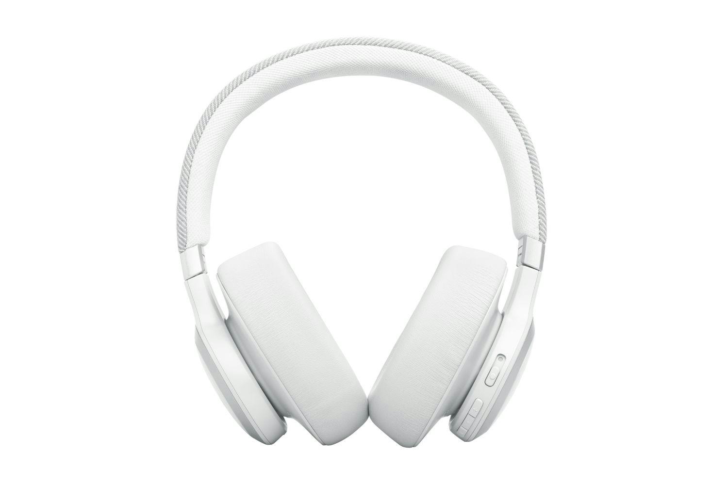JBL Live 770NC Over-Ear Wireless Noise Cancelling Headphone, White