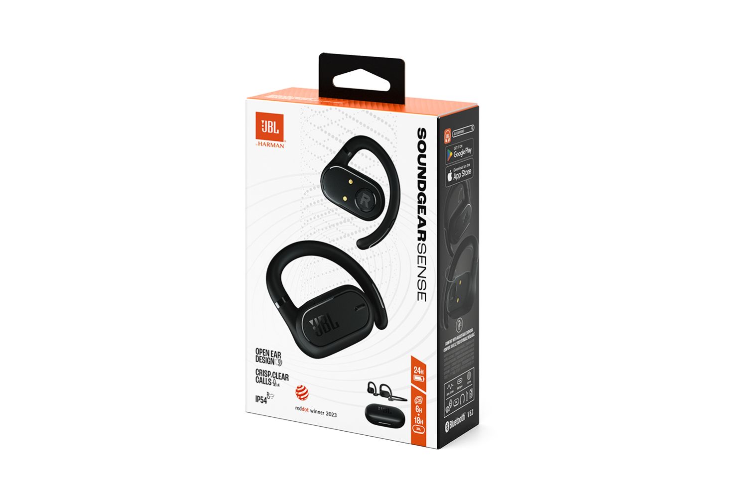 JBL Soundgear Sense Open Ear Wireless Headphone Black