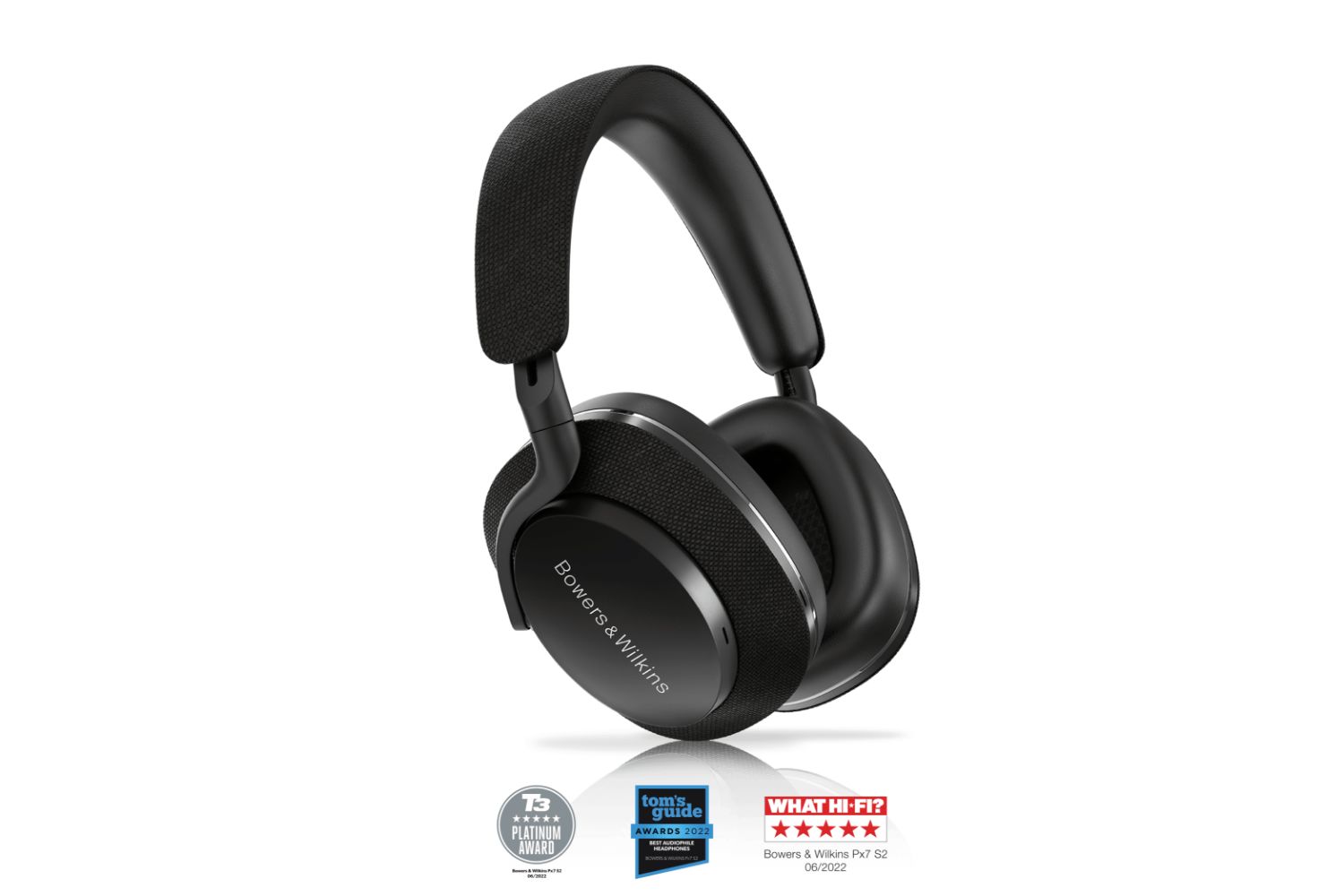 Bowers Wilkins PX7 S2E Over Ear Wireless Headphones Black