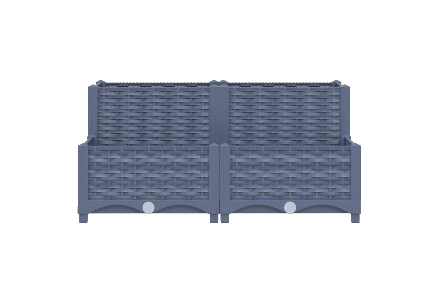 vidaXL 310409 Raised Bed 80x80x38cm Polypropylene