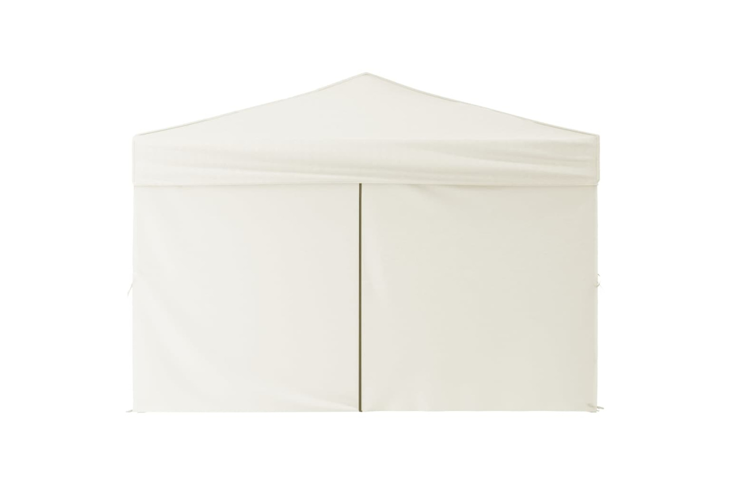 vidaXL 93522 Folding Party Tent With Sidewalls Cream 3x3 M