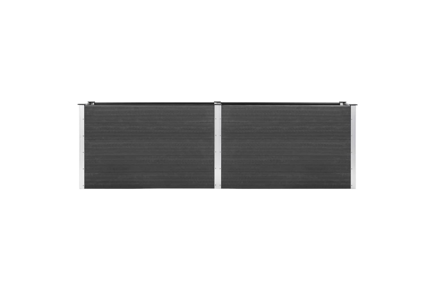 vidaXL 318098 Garden Raised Bed 200x100x91cm Wpc Grey