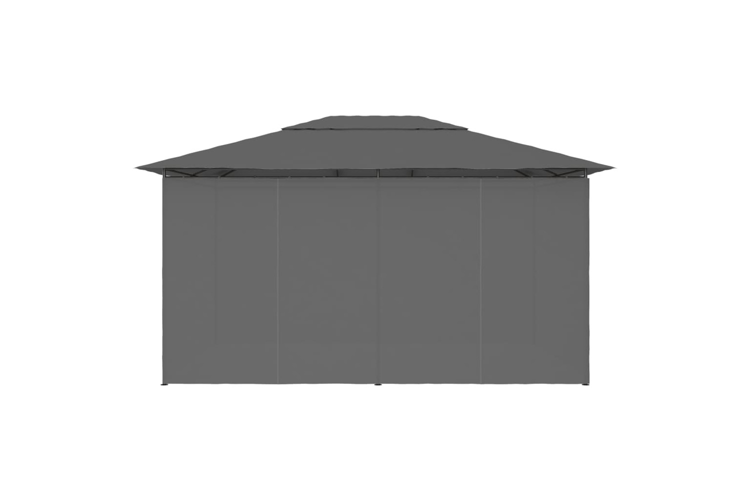 vidaXL 47960 Garden Marquee With Curtains 4x3 M Anthracite