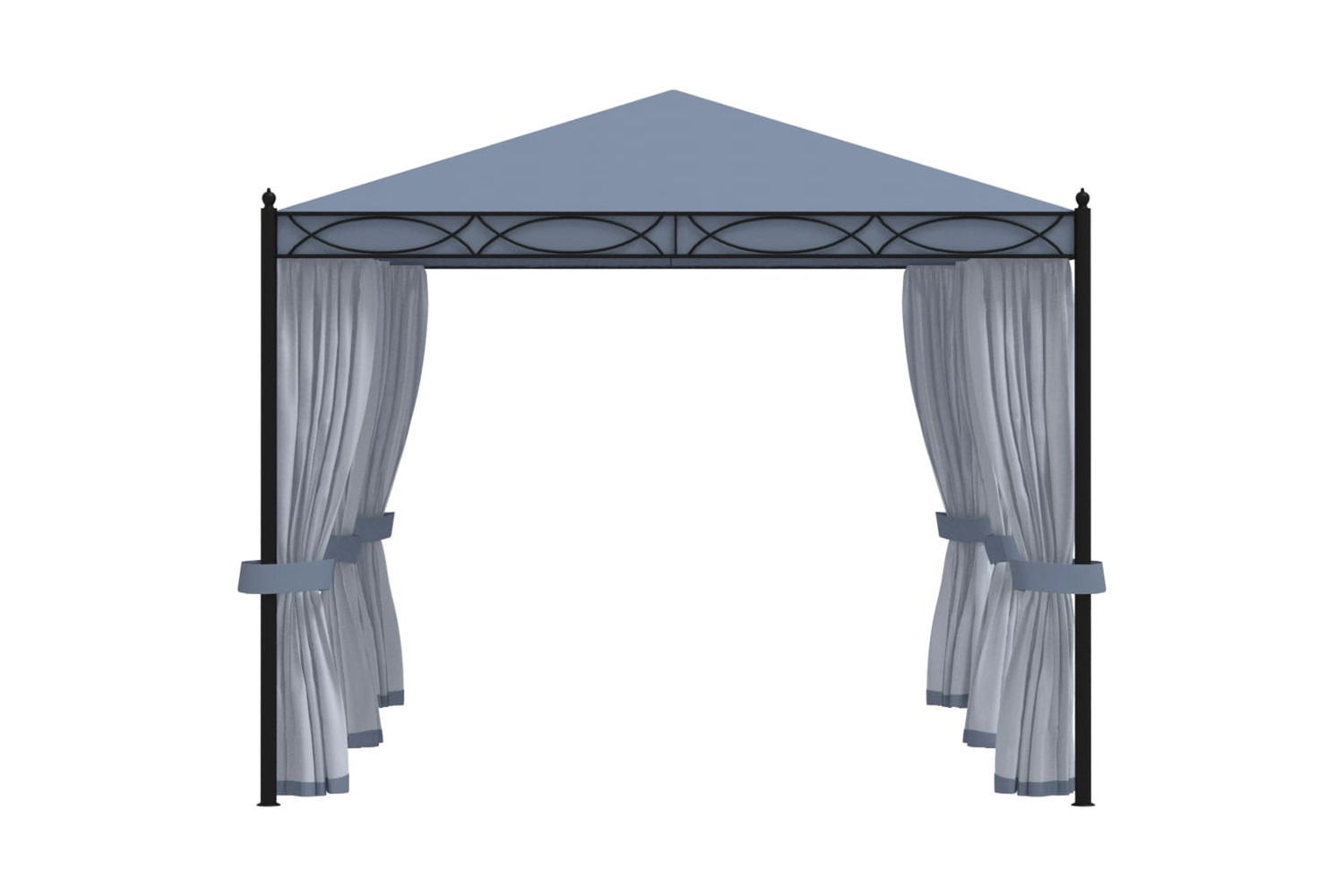 vidaXL 48057 Gazebo With Mesh Screens 3x4 M Anthracite Steel