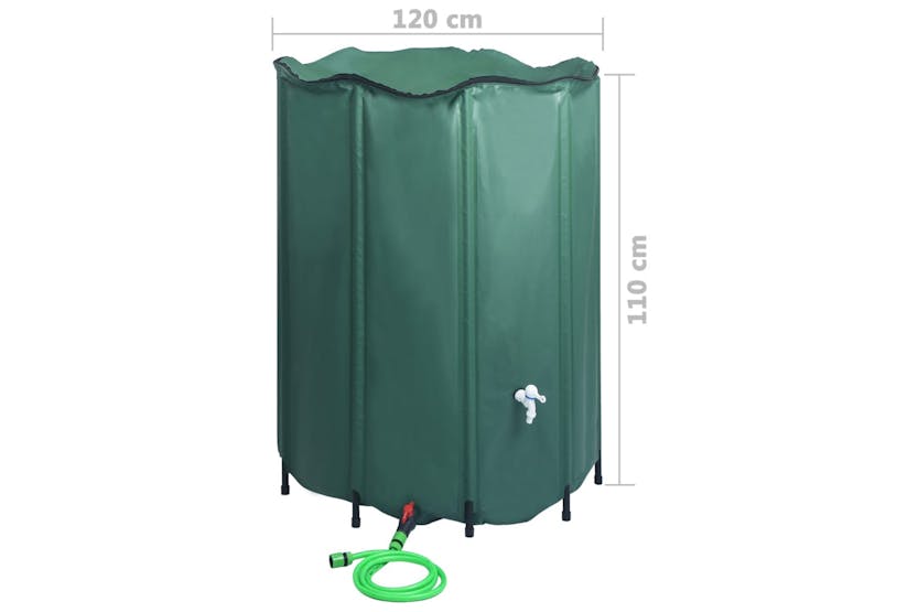 Vidaxl 48608 Collapsible Rain Water Tank With Spigot 1250 L