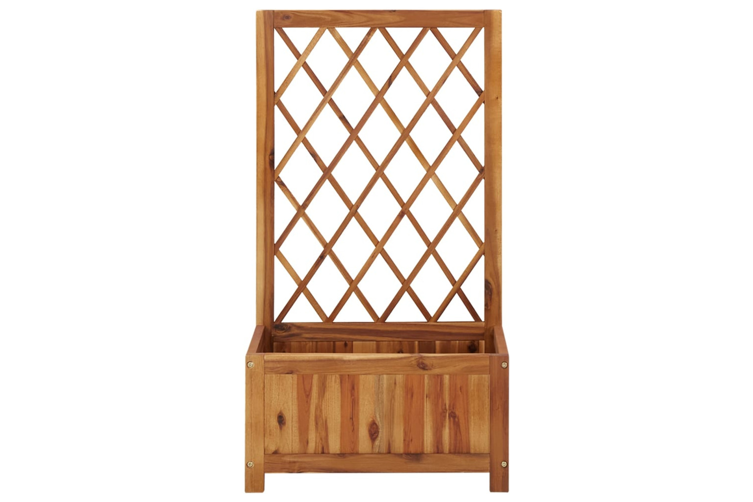 vidaXL 316541 Garden Raised Bed With Trellis Solid Acacia Wood