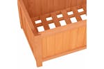 Vidaxl 316426 Garden Trellis Planter Brown 70x30x135 Cm Solid Firwood