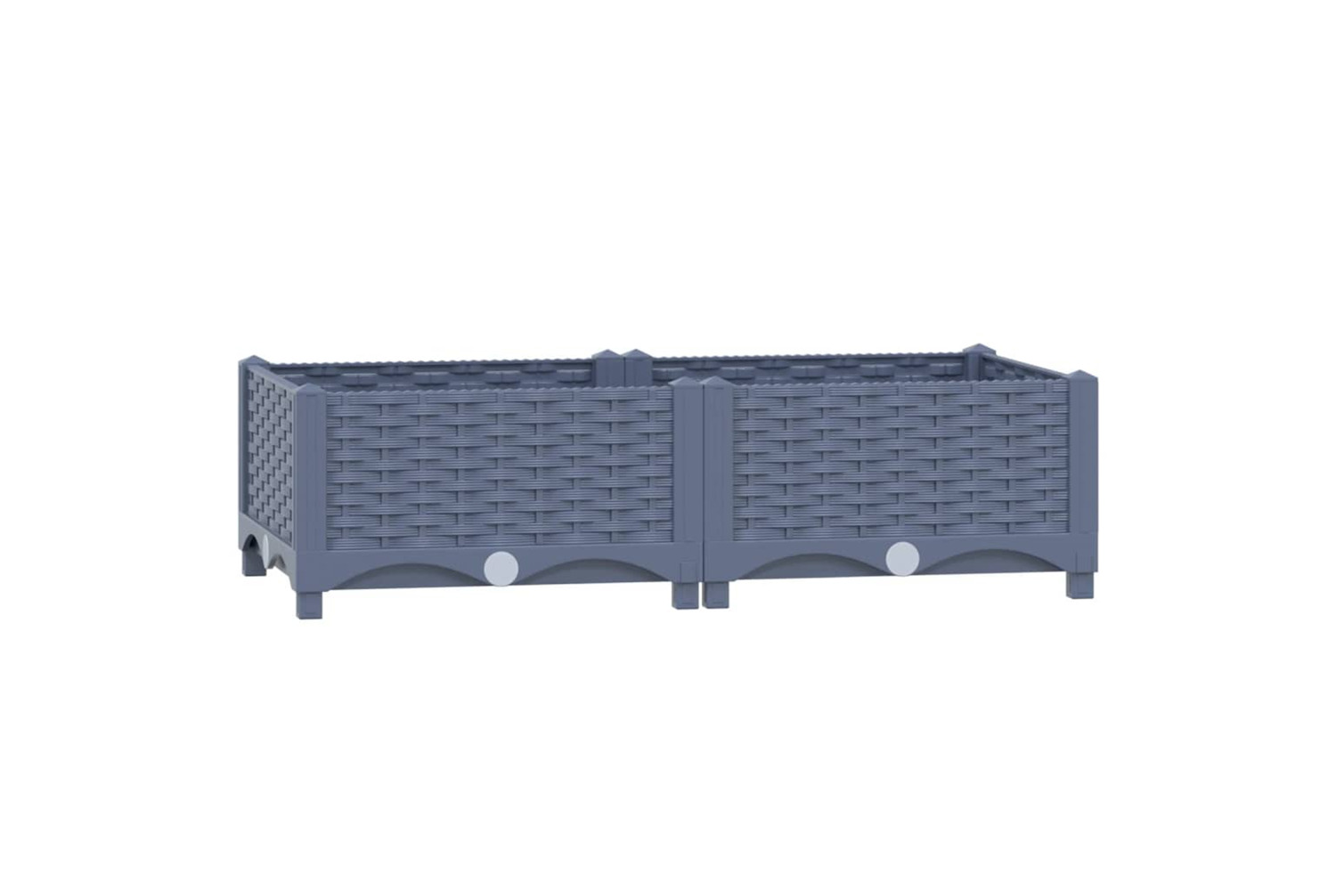vidaXL Raised Bed 80x40x23cm Polypropylene