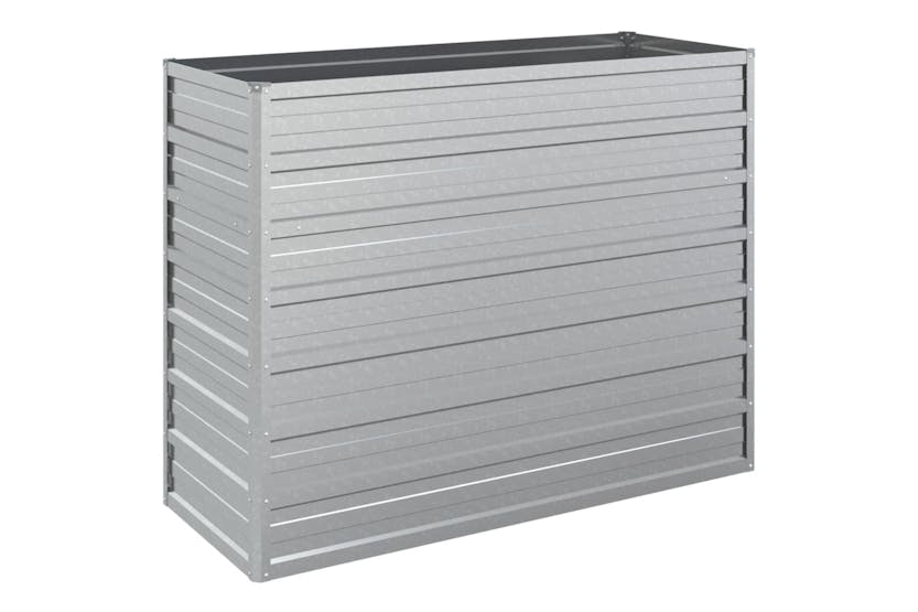 Vidaxl 316896 Garden Raised Bed 100x40x77 Cm Galvanized Steel Silver