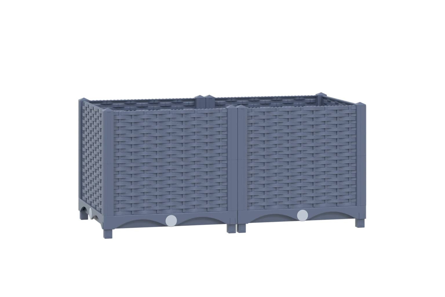 vidaXL Raised Bed 80x40x38cm Polypropylene