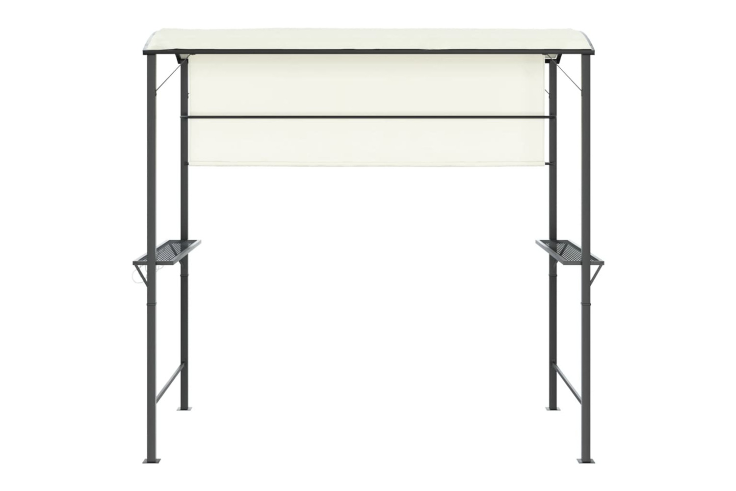 vidaXL 318532 Gazebo With Roof 220x110x200cm Cream