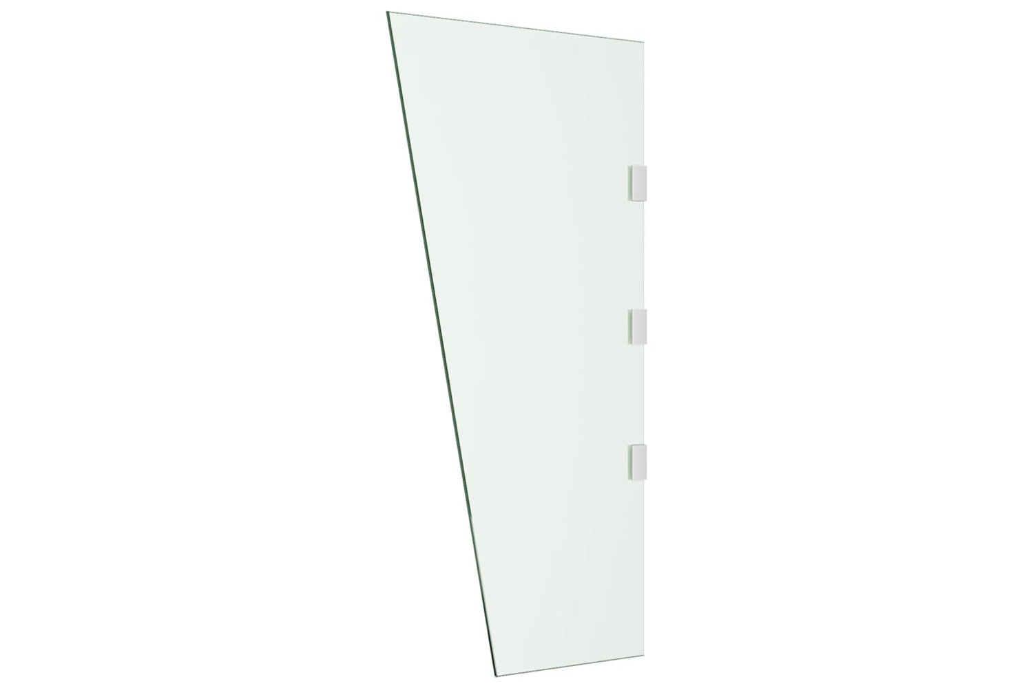 vidaXL 151462 Side Panel For Door Canopy Transparent 50x100cm Tempered Glass