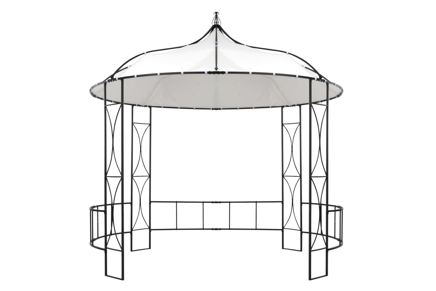 vidaXL 310030 Gazebo 300x290cm White Round