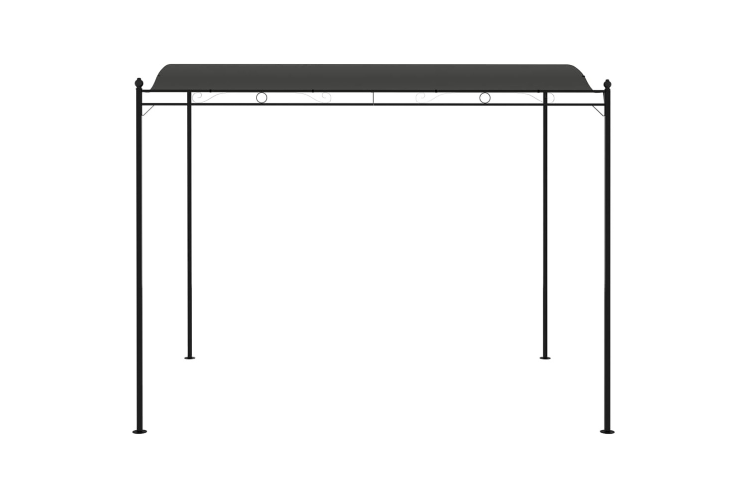 vidaXL Sunshade Awning 3x2.4 M Anthracite