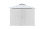 Vidaxl 310073 Gazebo With Curtains 600x298x270 Cm White 180g/mâ²