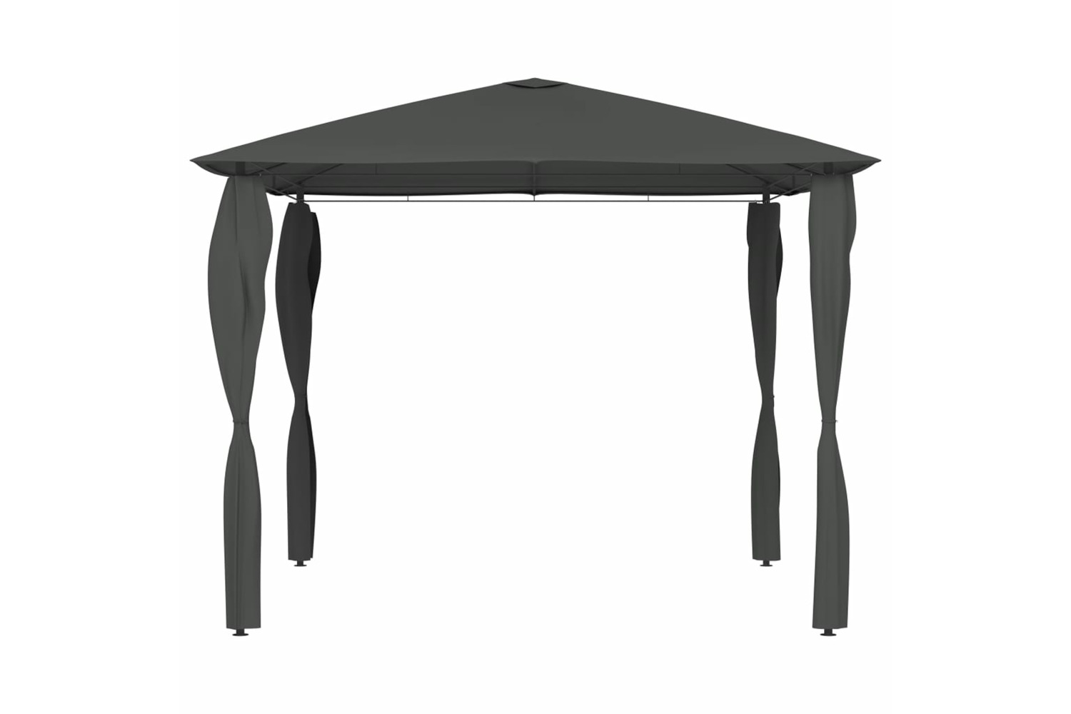 vidaXL 313607 Gazebo With Post Covers 3x3x2.6 M Anthracite 160 G/m²