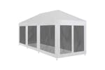 Vidaxl 45111 Party Tent With 8 Mesh Sidewalls 9x3 M