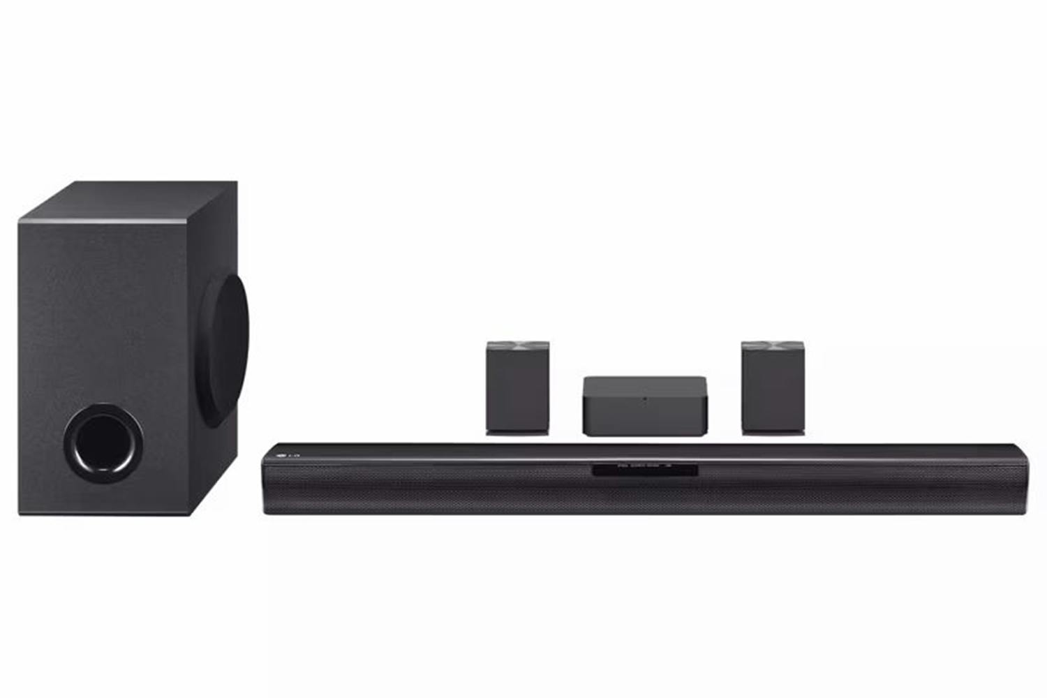 LG SQC4R 4.1ch Sound Bar with Rear Speaker Kit | Black