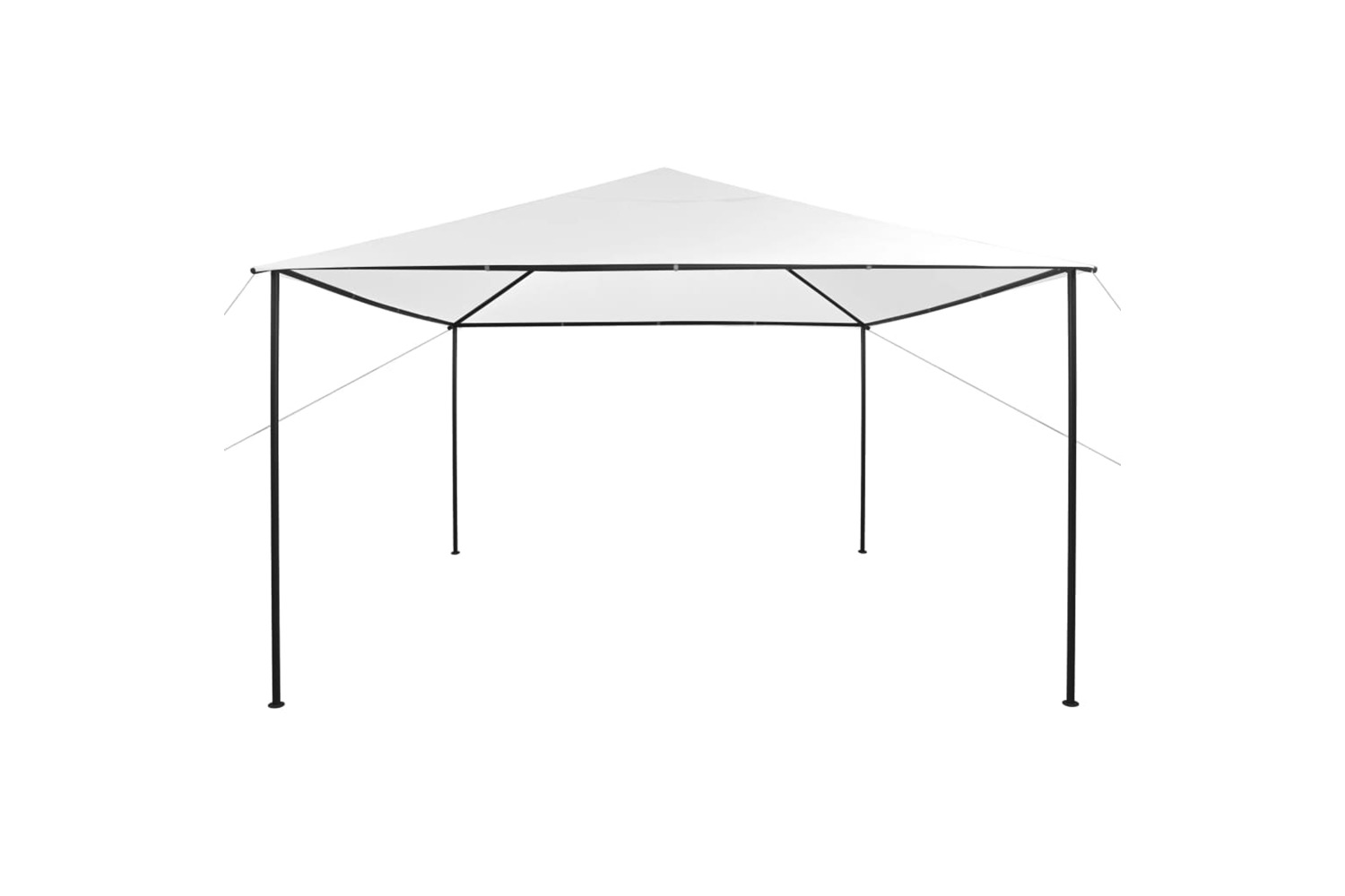 vidaXL 312239 Gazebo 4x4x3 M White 180 G/m²