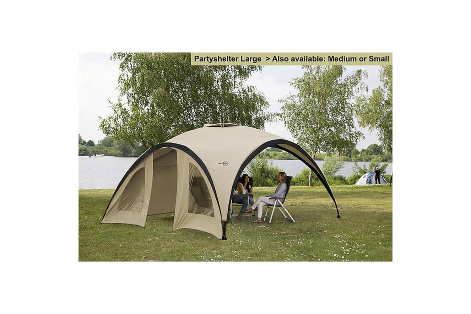 Bo-camp 409097 Party Shelter Medium Beige 4472201