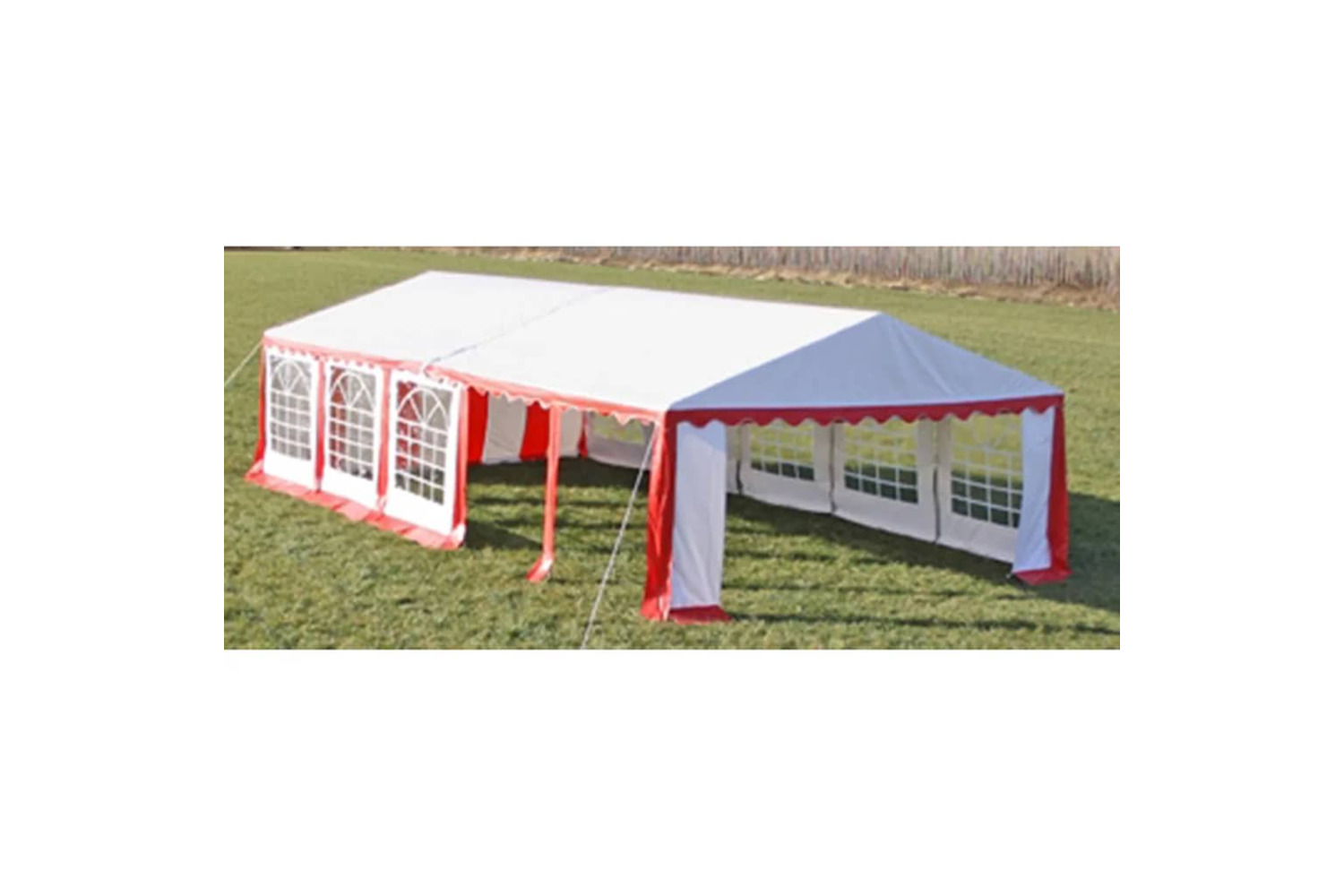 vidaXL 40157 Party Tent Top And Side Panels 10 X 5 M Red & White