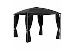 Vidaxl 48600 Gazebo With Curtains 300x300x265 Cm Anthracite