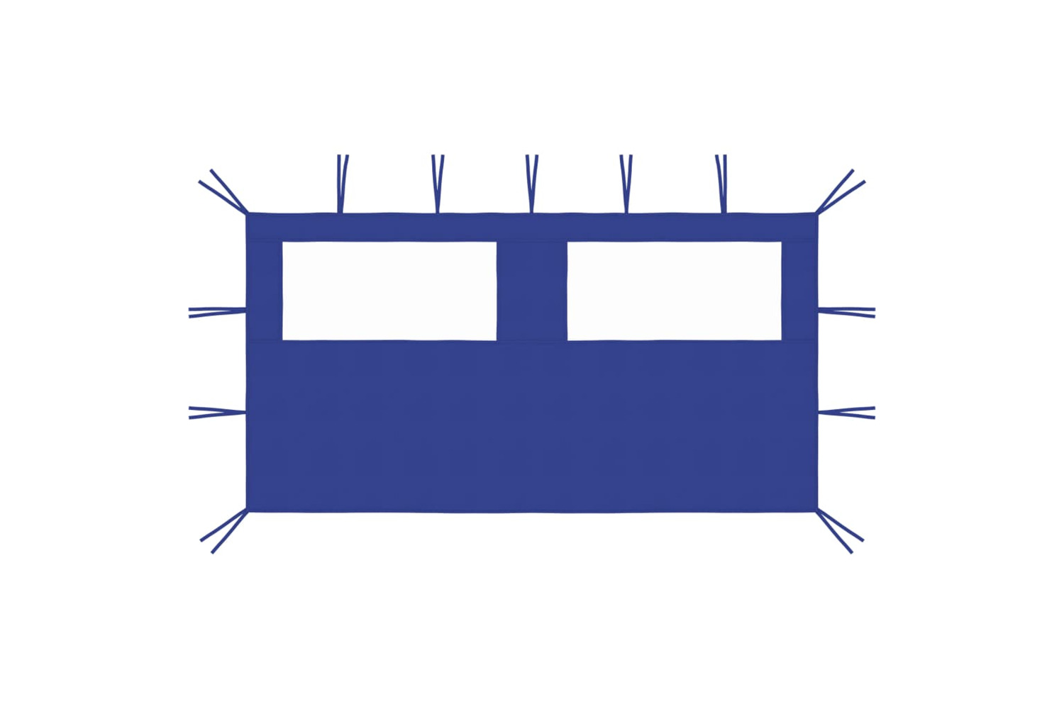 vidaXL 3070422 Gazebo Sidewall With Windows 4x2 M Blue