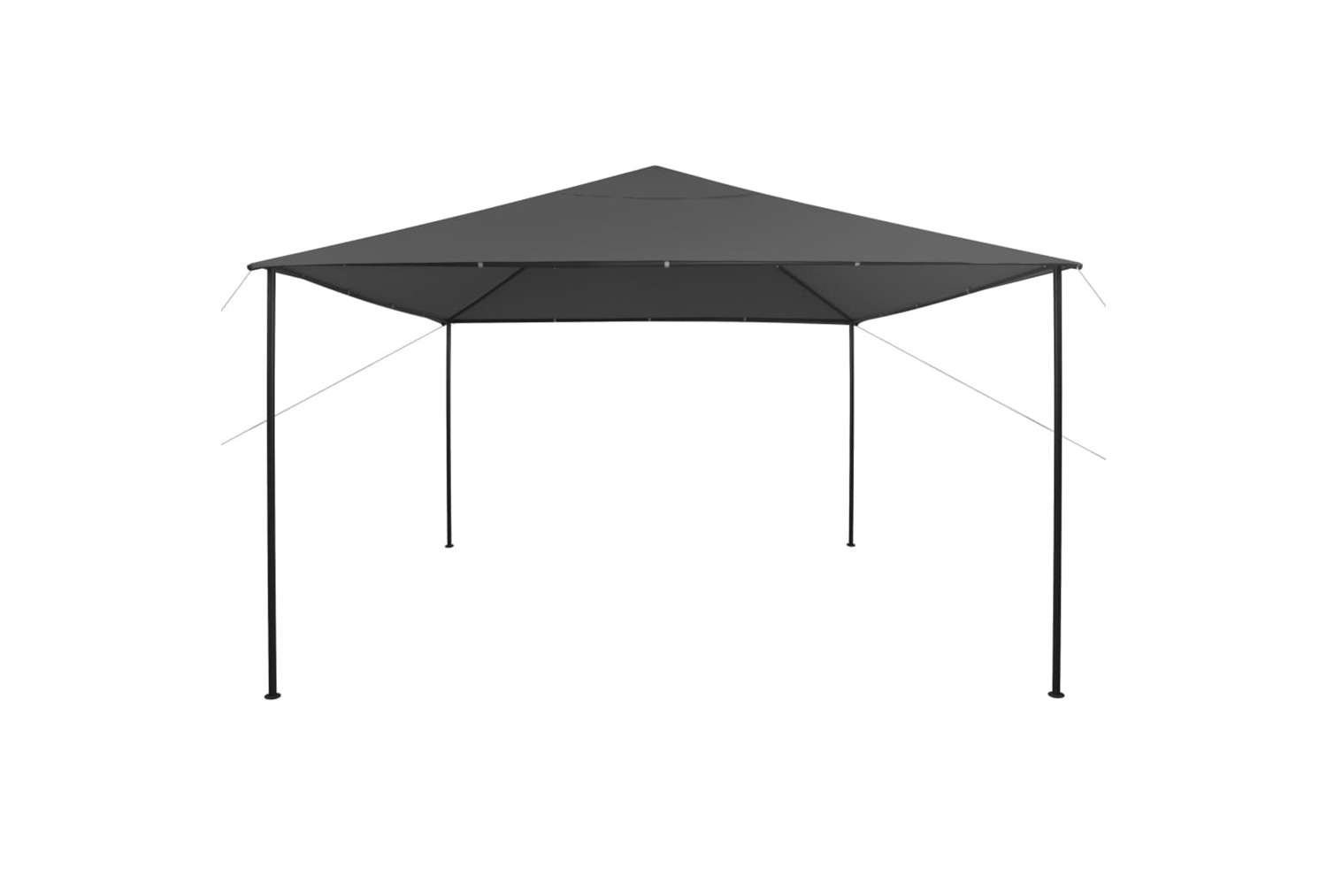 vidaXL 312238 Gazebo 4x4x3 M Anthracite 180 G/m²