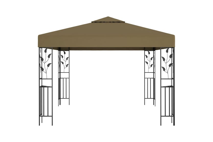 Vidaxl 312243 Gazebo 3x3 M Taupe 180 G/mâ²