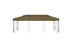 Vidaxl 312245 Gazebo 6x3 M Taupe 180 G/mâ²