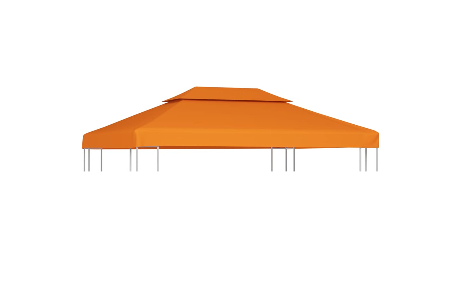 Vidaxl 40883 Gazebo Cover Canopy Replacement 310 G / Mâ² Orange 3 X 4 M