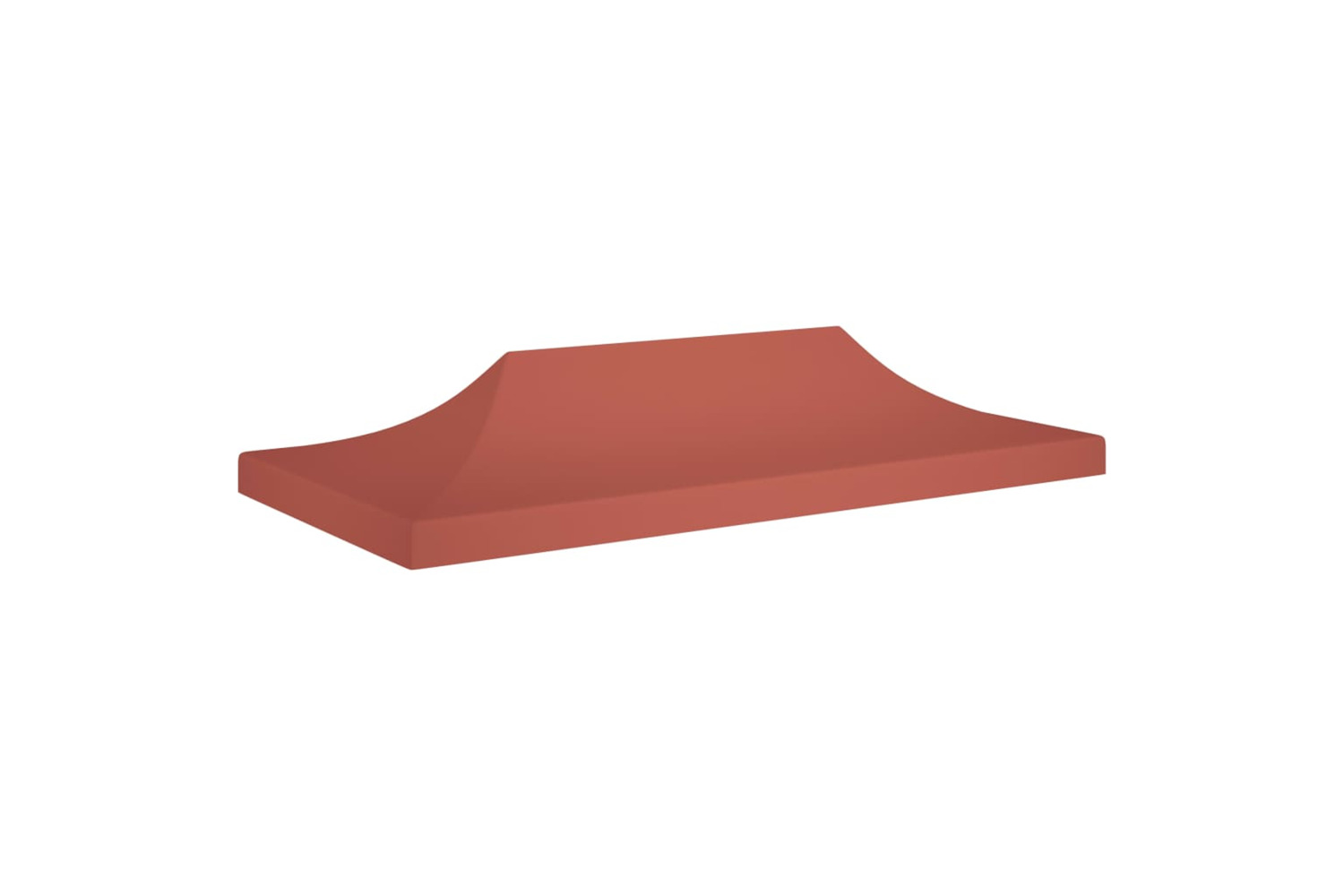 vidaXL 315333 Party Tent Roof 6x3 M Terracotta 270 G/m²