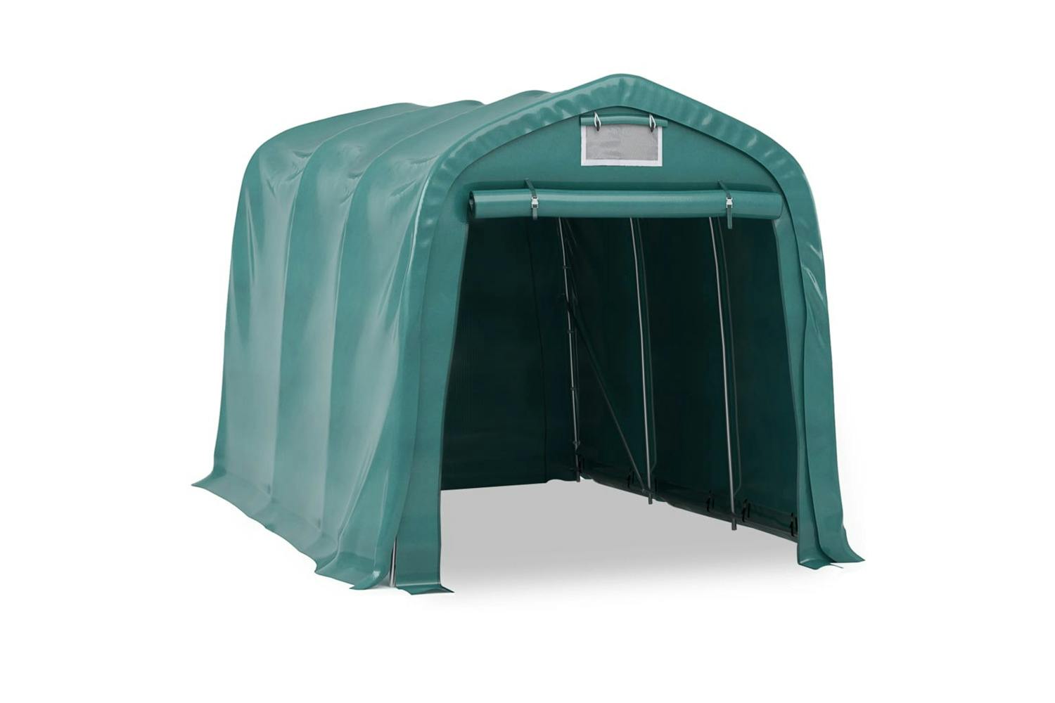 Vidaxl 3056432 Garage Tent Pvc 2.4x3.6 M Green