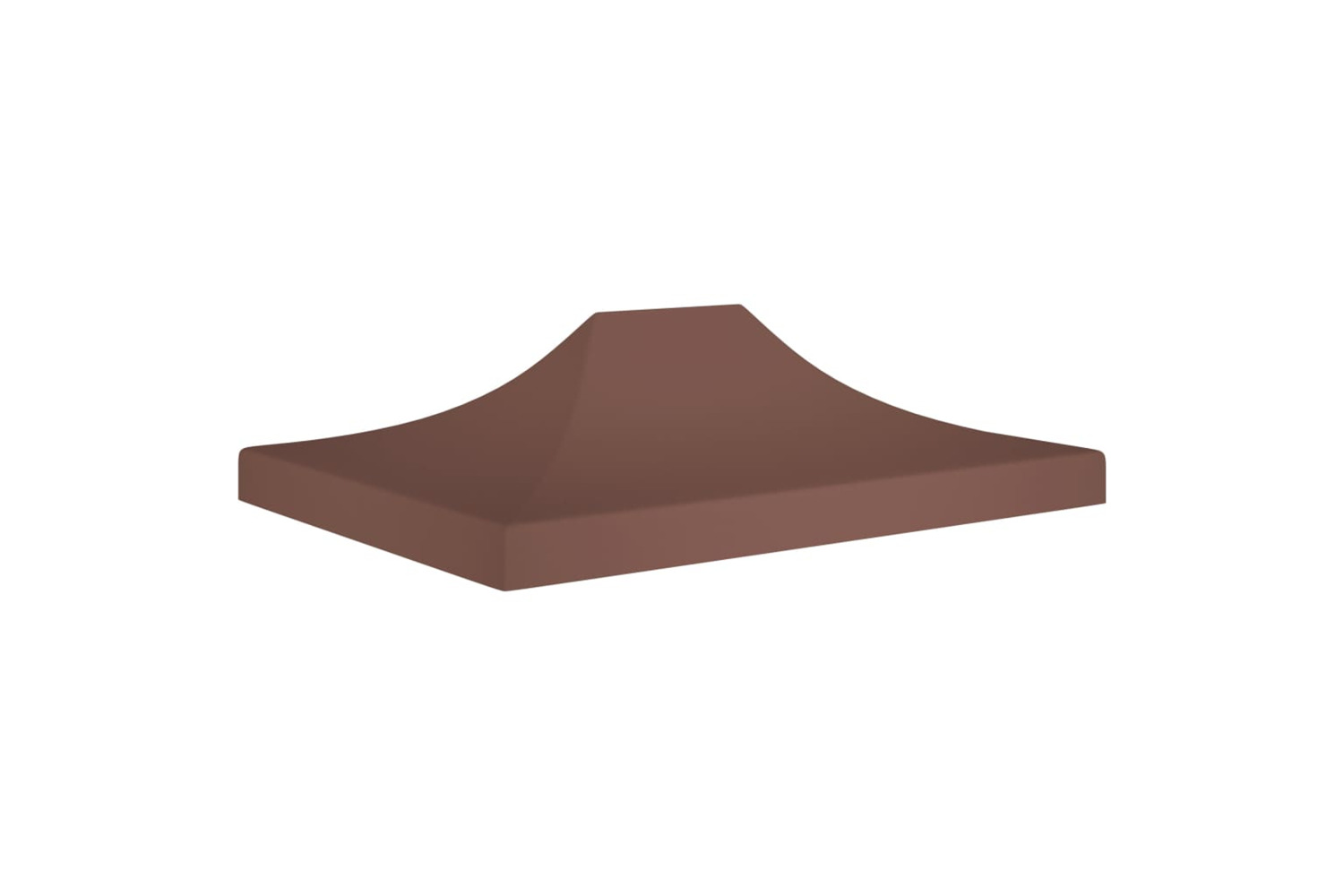 vidaXL Party Tent Roof 4x3 M Brown 270 G/m2