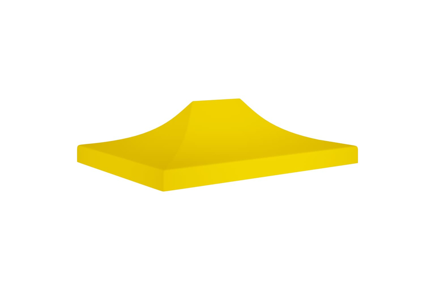 vidaXL Party Tent Roof 4x3 M Yellow 270 G/m2