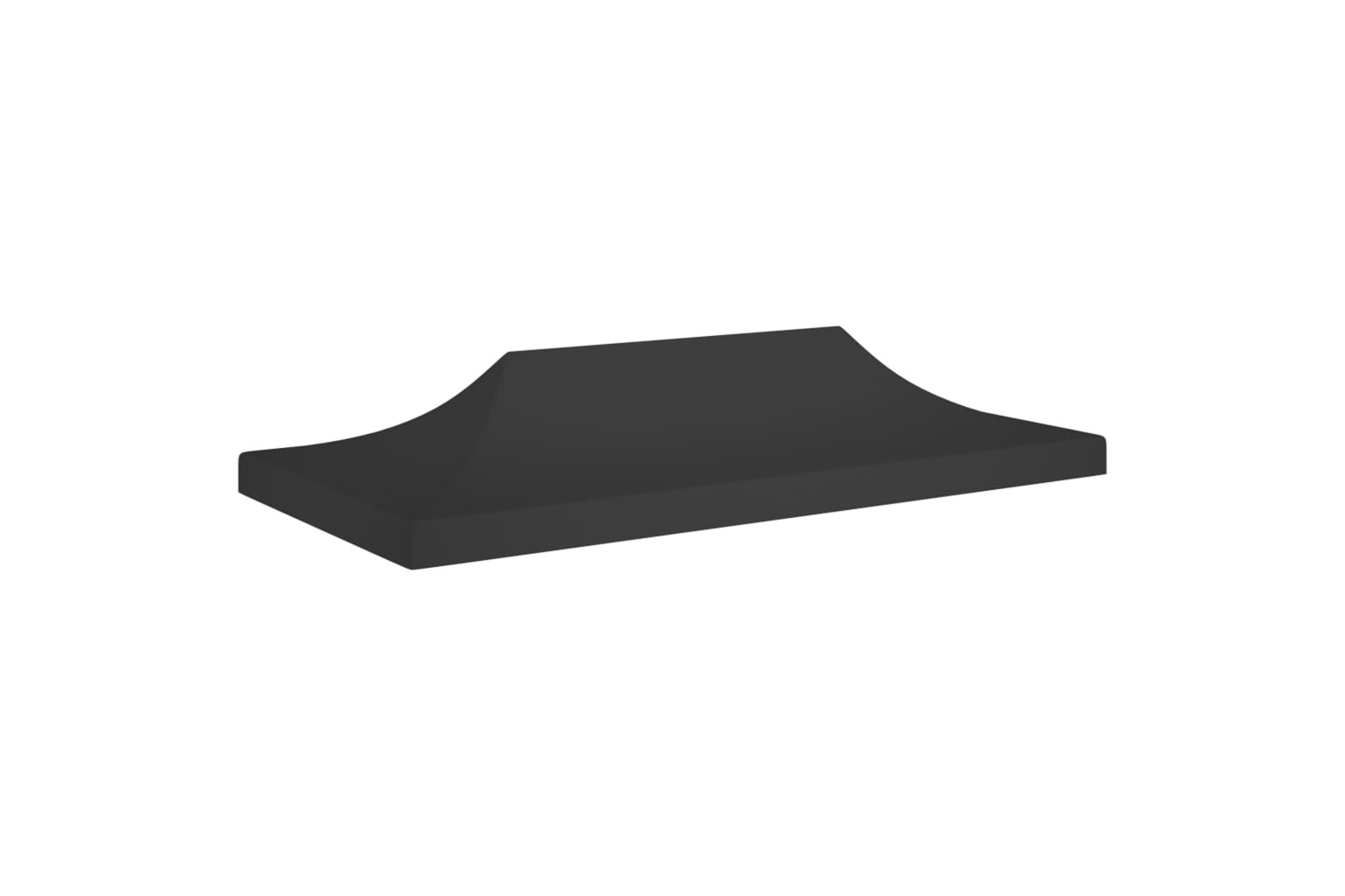 vidaXL 315334 Party Tent Roof 6x3 M Black 270 G/m²