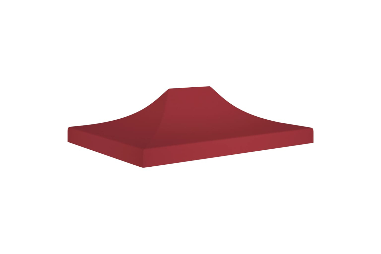 vidaXL Party Tent Roof 4x3 M Burgundy 270 G/m2