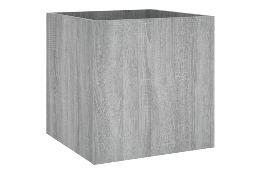 Vidaxl 820500 Planter Box Grey Sonoma 40x40x40 Cm Engineered Wood