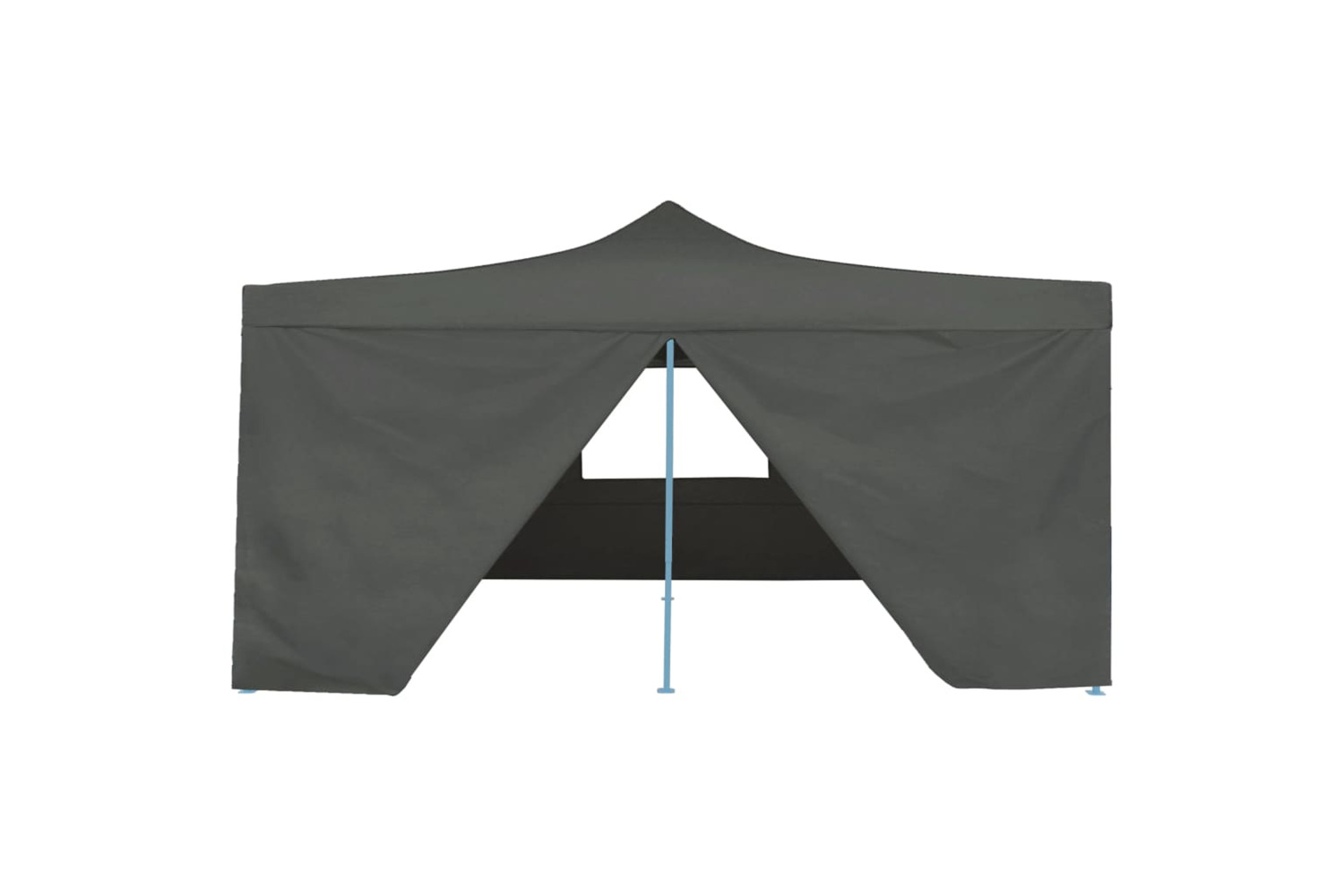 vidaXL 48909 Folding Gazebo With 4 Sidewalls 5x5 M Anthracite