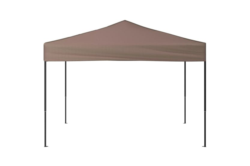 Vidaxl 93519 Folding Party Tent Taupe 3x3 M