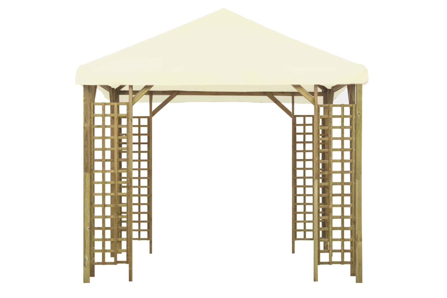 vidaXL 3054480 Gazebo 3x3 M Cream White