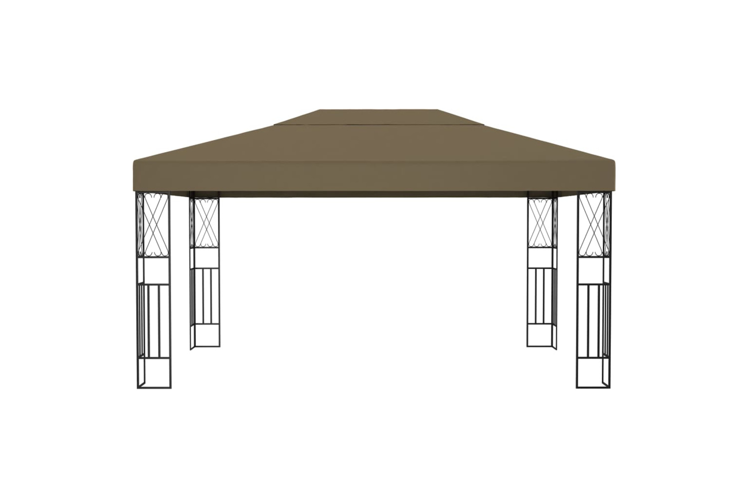 vidaXL 312270 Gazebo 3x4 M Taupe Fabric