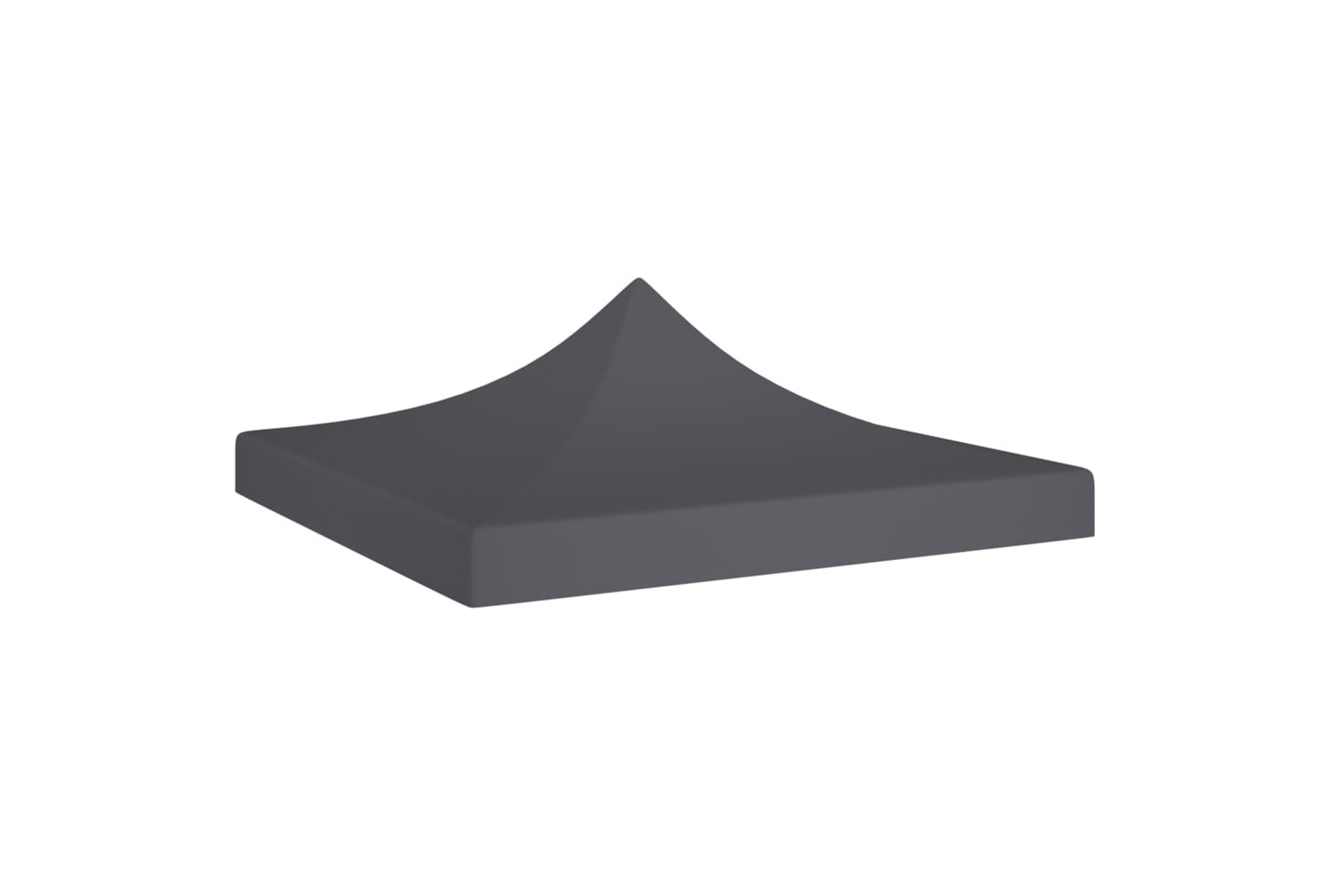 vidaXL 315338 Party Tent Roof 2x2 M Anthracite 270 G/m²