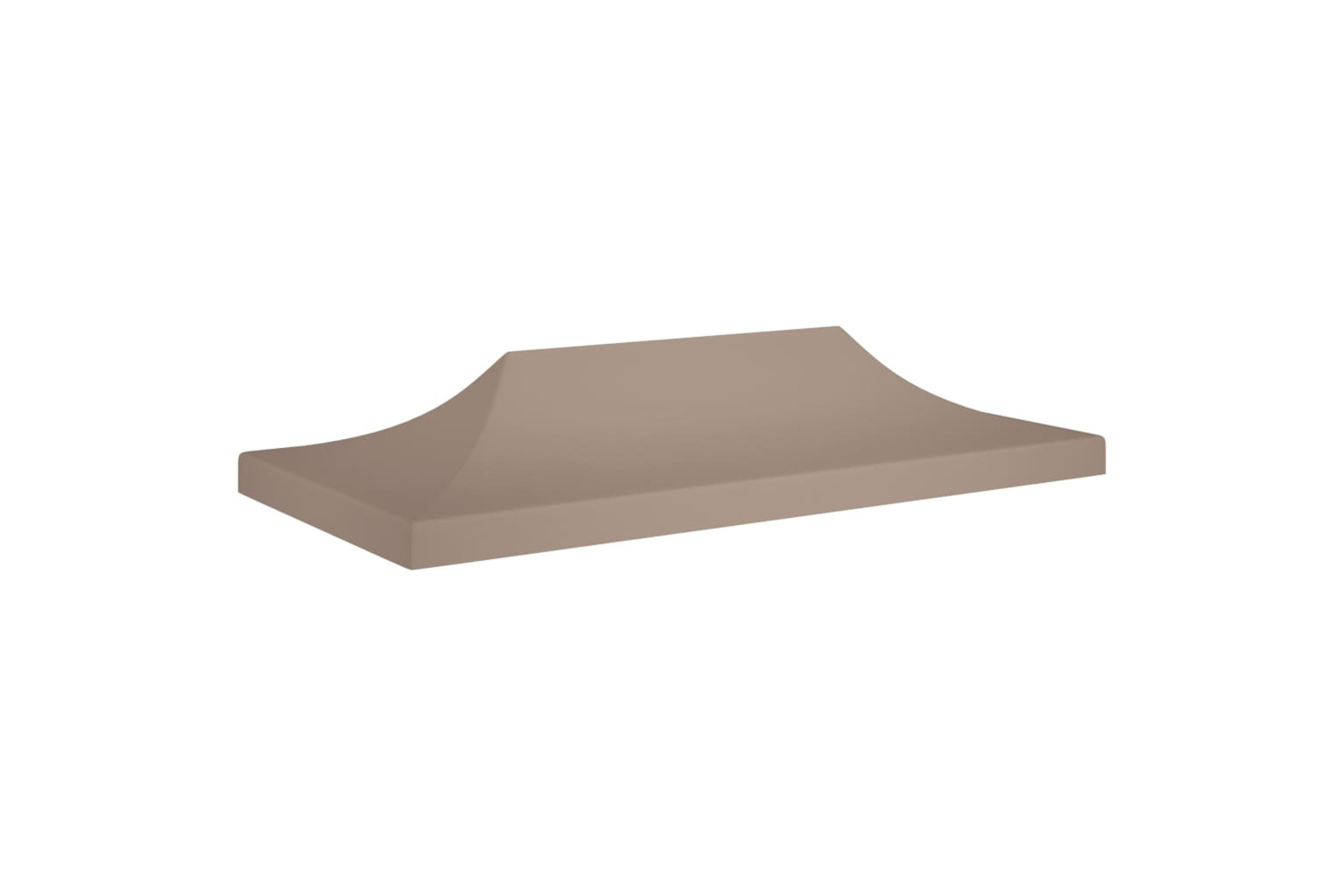 vidaXL 315330 Party Tent Roof 6x3 M Taupe 270 G/m²