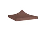 Vidaxl Party Tent Roof 3x3 M Brown 270 G/m2