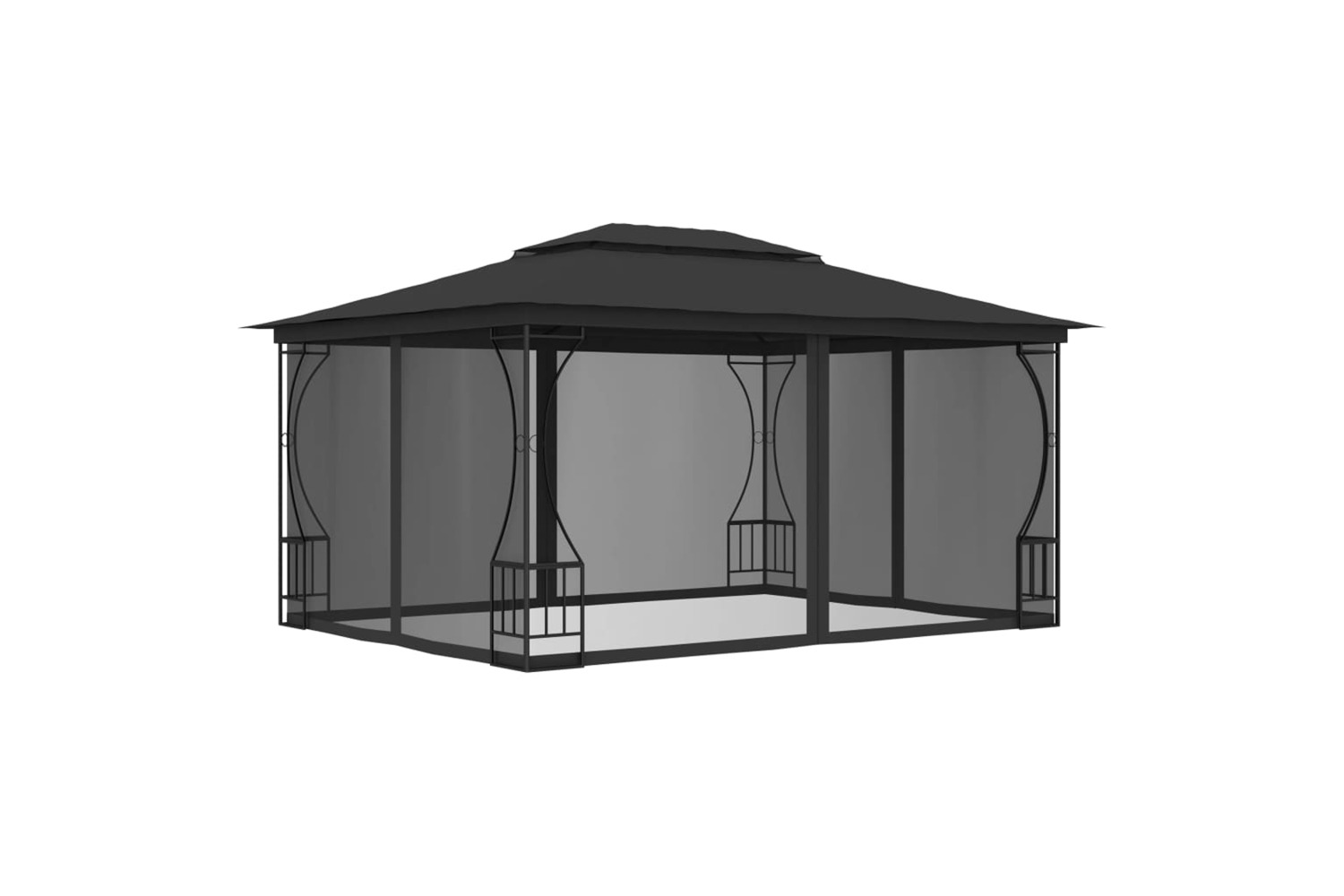 vidaXL 48598 Gazebo With Nets 300x400x265cm Anthracite