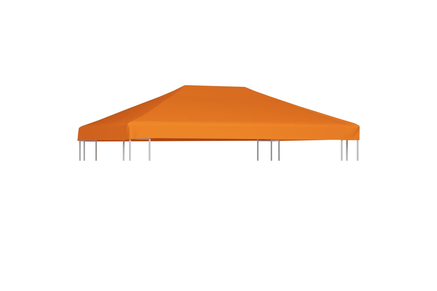 vidaXL Gazebo Top Cover 310 G/m2 4x3 M Orange