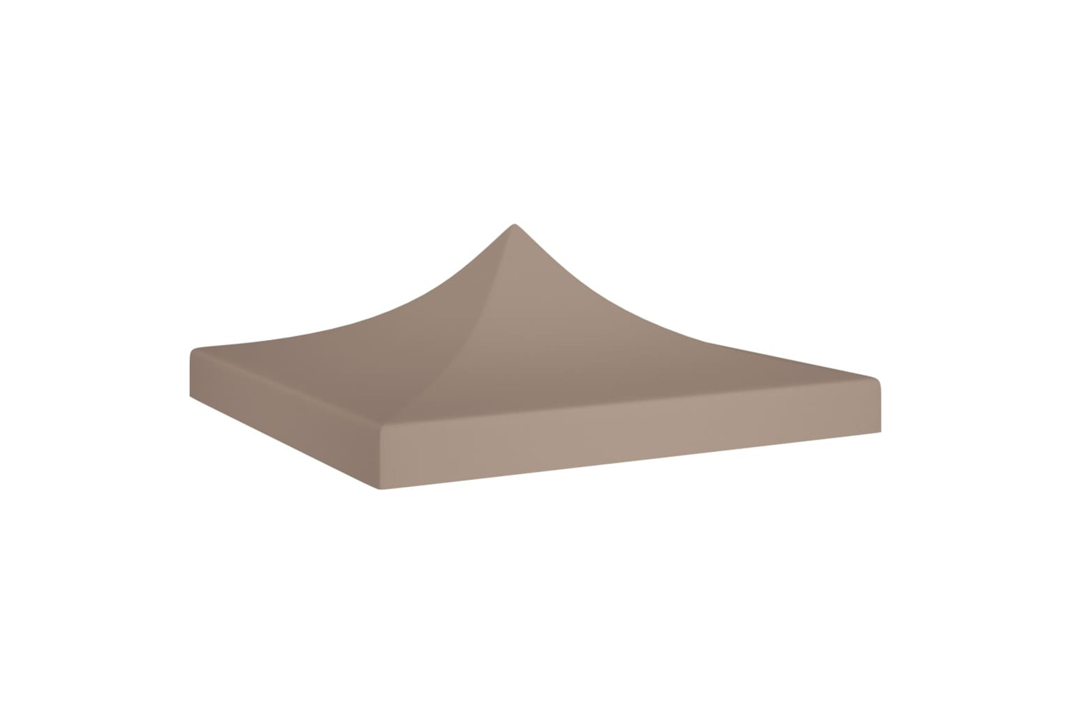 vidaXL 315343 Party Tent Roof 2x2 M Taupe 270 G/m²
